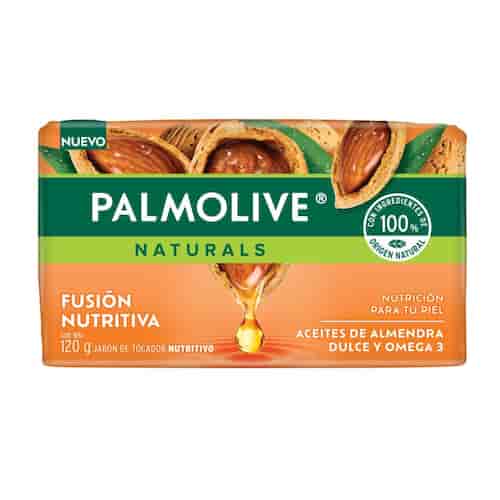 JABON PALMOLIVE ALMENDRA Y OMEGA 120G.