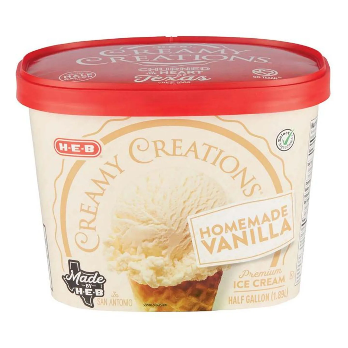 Helado Sabor Vainilla Estilo Casero 1.89 L
