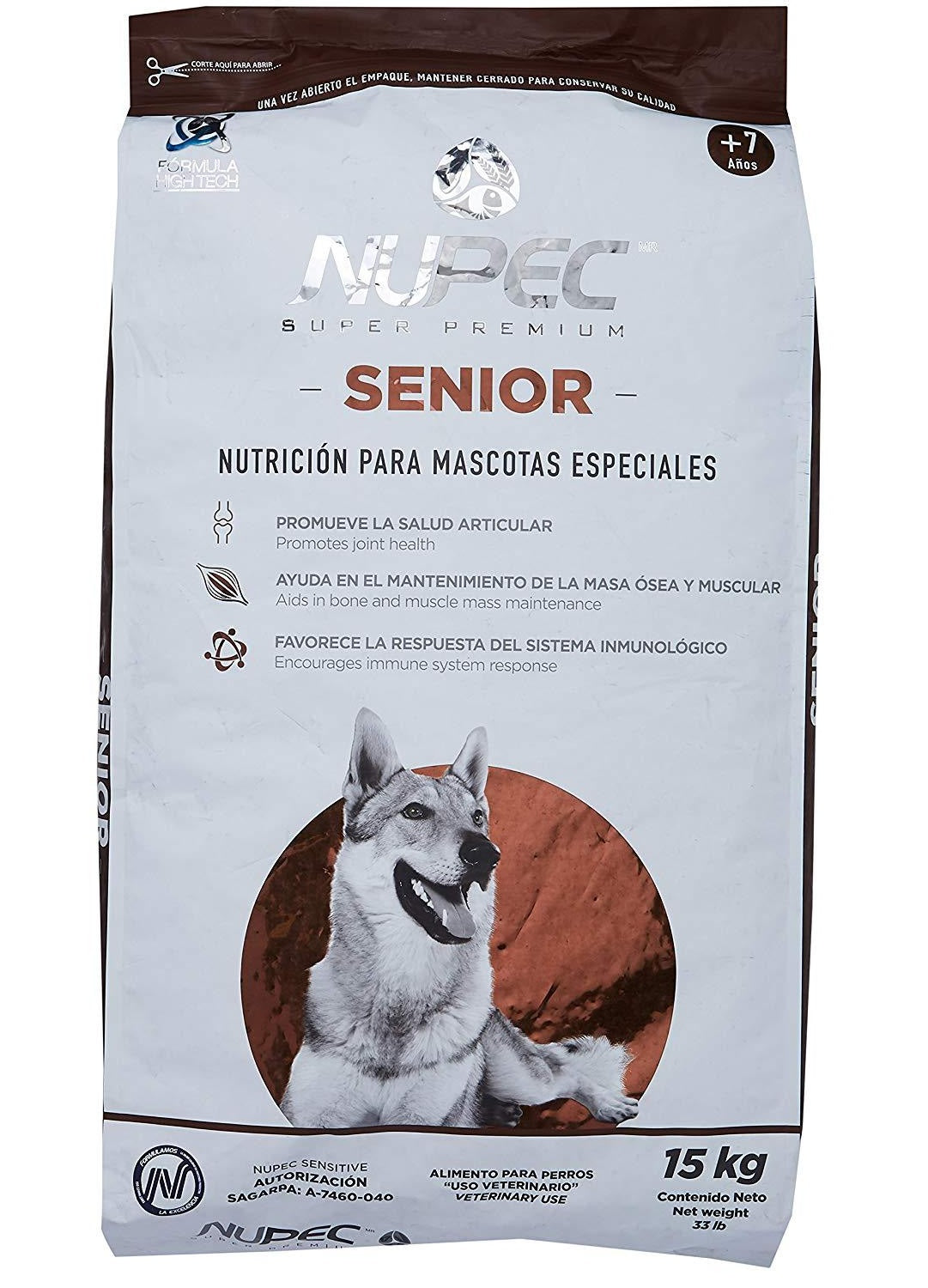 F5 Nupec Senior Perro 15kg