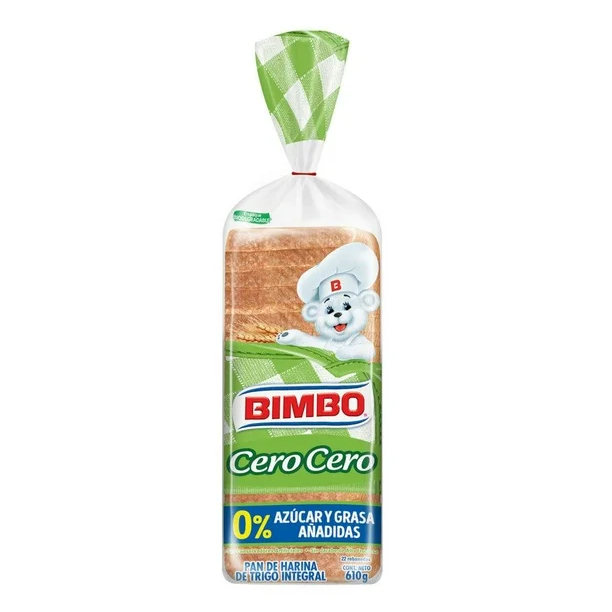 Pan Bimbo Cero Cero 610 g