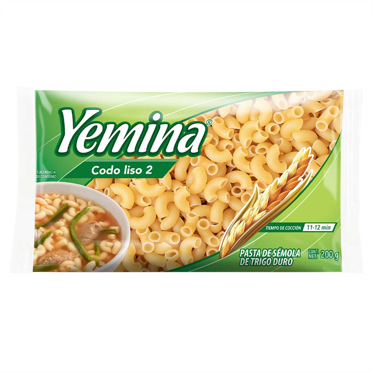 YEMINA CODO LISO #2 200 G