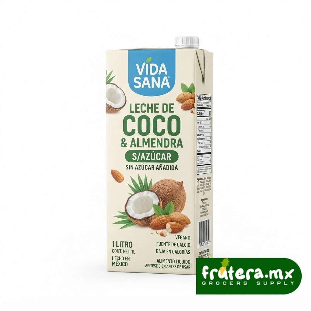 F4 LECHE DE COCO ALMENDRA S/AZUCAR 1LT