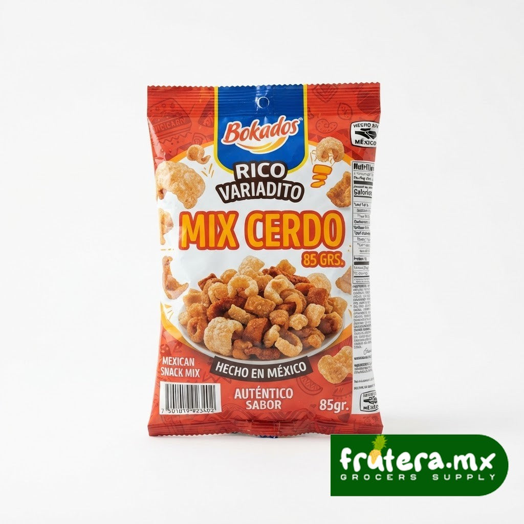 E3 MIX CERDO 85GRS. BOKADOS RICO /VARIADITO