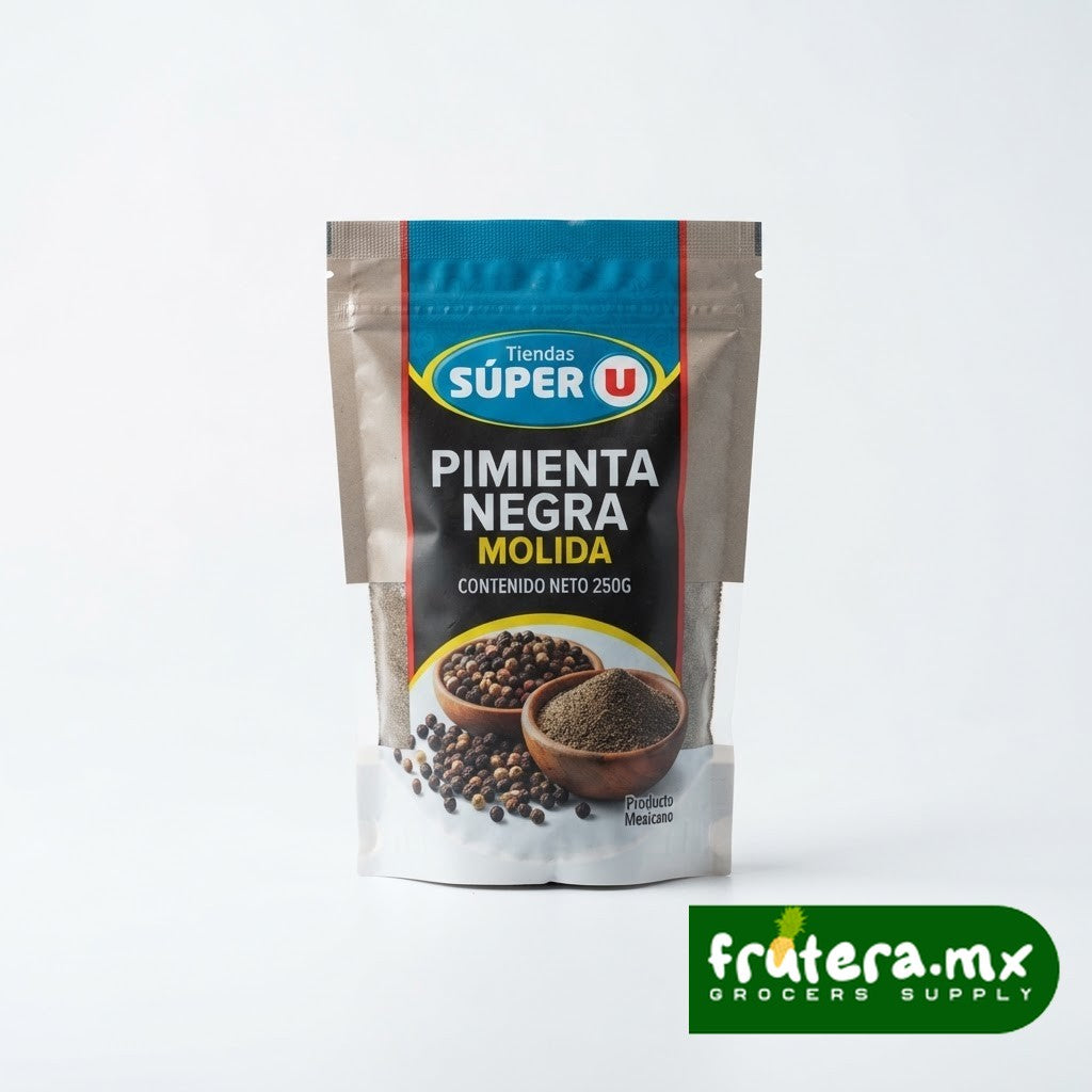 E3 PIMIENTA MOLIDA TIENDAS SUPER U 250G