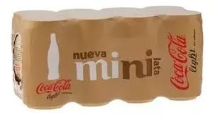 8 PACK COCA COLA LIGHT SIN CAFEINA 235ml