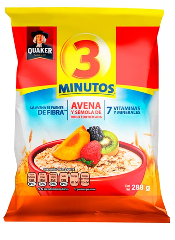 AVENA 3 MIN 288GR BOLSA