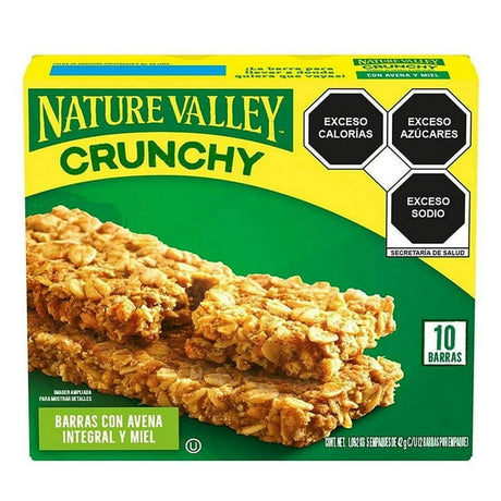 BARRA CRUNCHY NATURE VALLEY AVENA/MIELC/5 210G