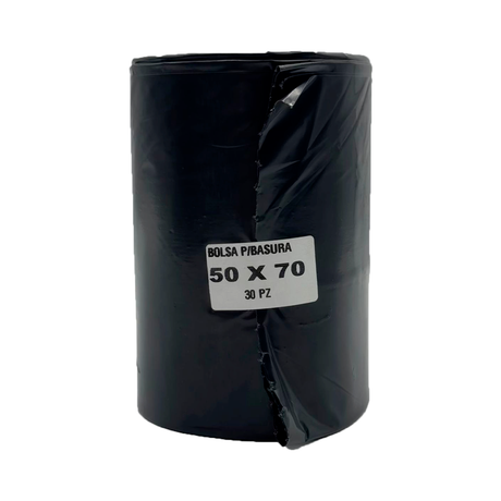 BOLSA EN ROLLO NEGRO 50X70 DON BOLSON C/30