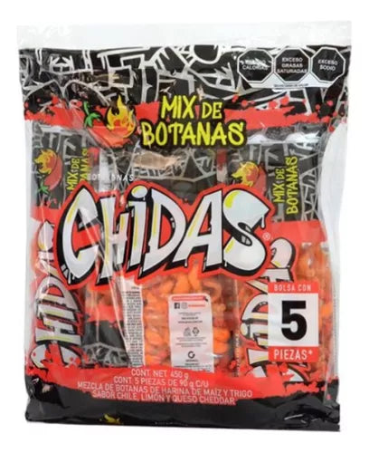 BOTANONAS CHIDAS MIX DE BOTANAS PAQUETE 5/83G