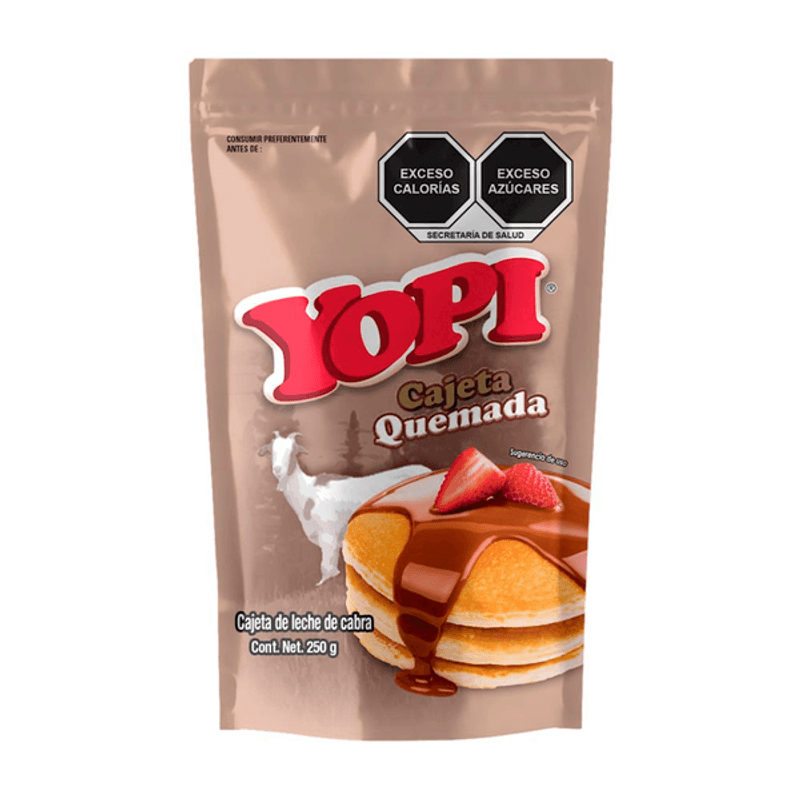 CAJETA YOPI 250 G QUEMADA 8827