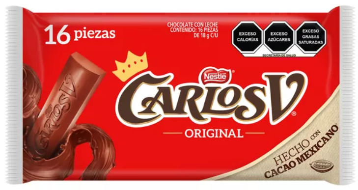 G2 CARLOS V CHOCOLATE 16/18G NESTLE