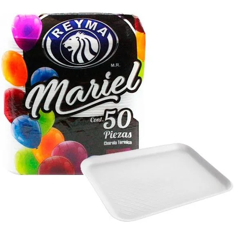 CHAROLA PLATOS DESHECHABLRES MARIEL 855 C/50