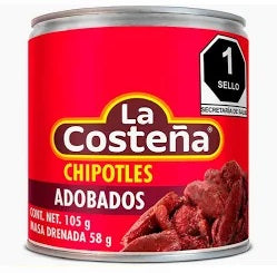 D5 CHIPOTLES ENTEROS EN ADOBO 198G