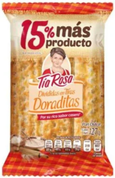 E8 DORADITAS EN TIRAS 127GR