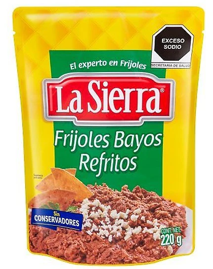 FRIJOL REF BAYO BOLSA LA SIERRA 430G SABORMEX