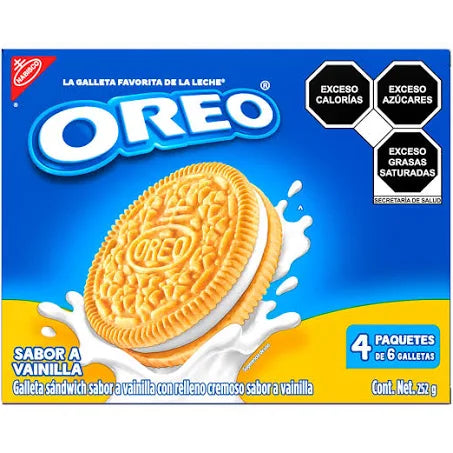 GALLETA OREO GOLDEN VAINILLA 4/63G (252G)