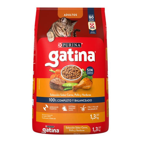 GATINA POLLO A LA JARDINERA 1.3KG