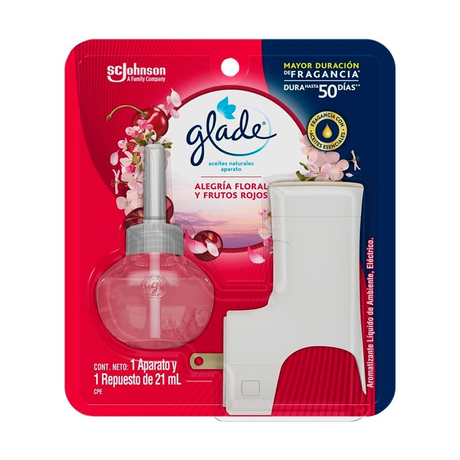GLADE APARATO C/REP DELEOTE FLORAL/FR ROJOS