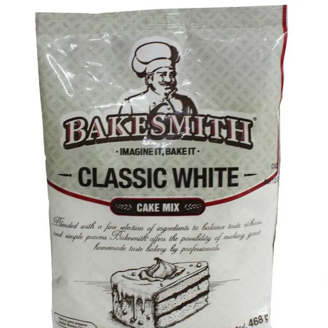 HARINA PARA PASTEL BLANCO BAKESMITH 468G