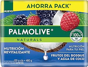JABON FRUTOS DEL BOSQUE/COCO 4/120GR