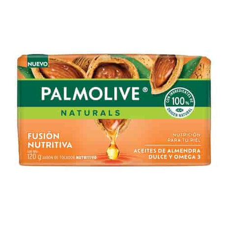JABON PALMOLIVE ALMENDRA Y OMEGA 120G.