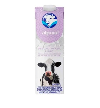 F4 LECHE ALPURA DESLACTOSADA 1LT LU11
