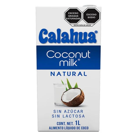 LECHE DE COCO S/AZUCAR 1L CALAHUA