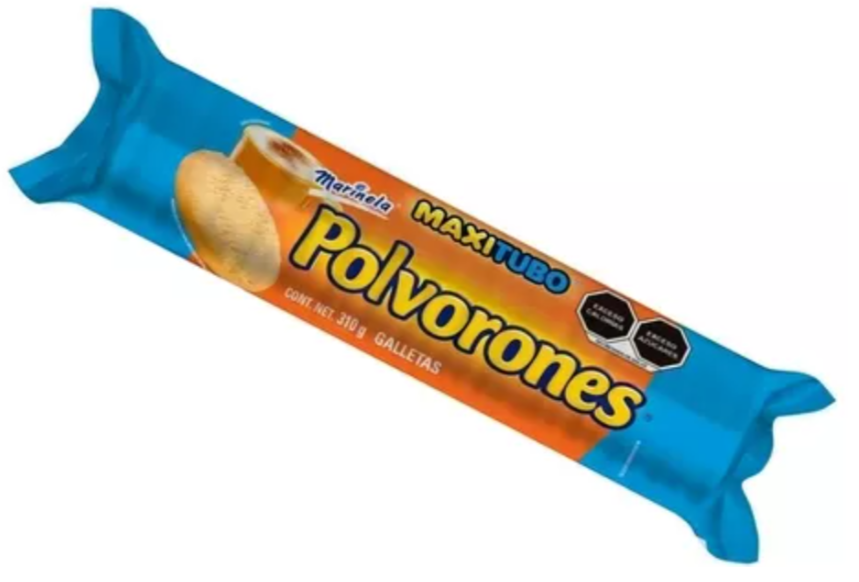 E8 MAXITUBO POLVORONES 310G