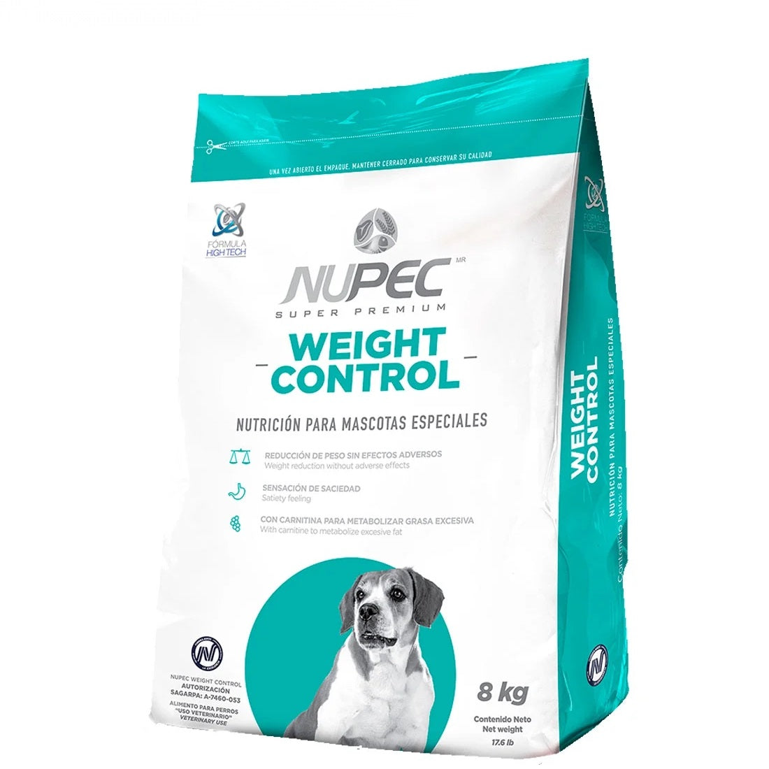 F5 Nupec Weight Control    Perro 8kg