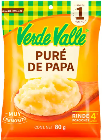 PURE DE PAPA VERDE VALLE 160 G