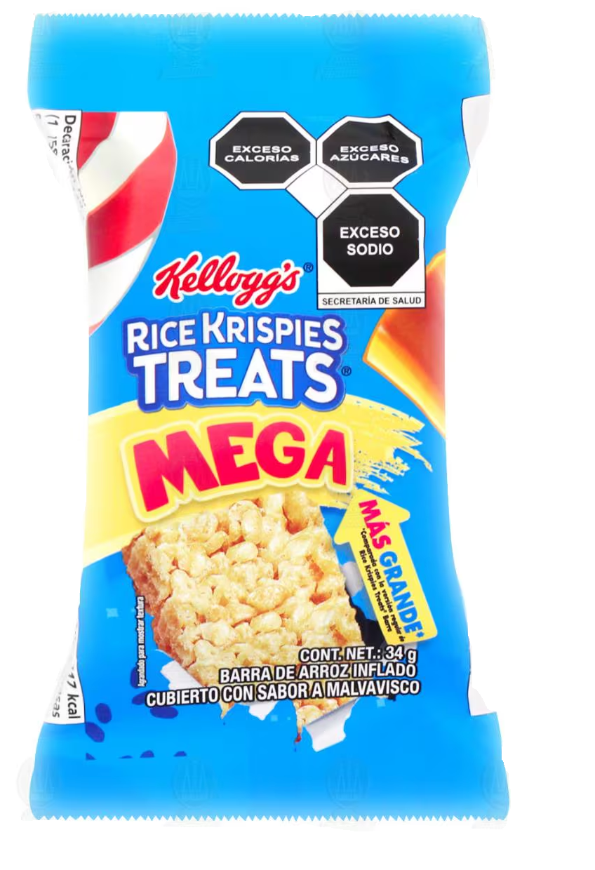 E8 RICE KRISPIES TREATS MEGA 34G KELLOGGS 50221200