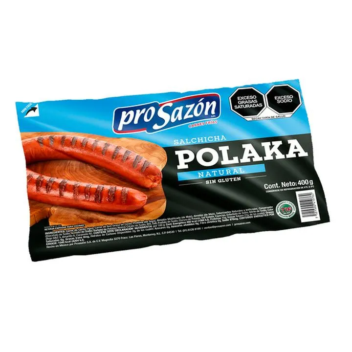 SALCHICHA POLAKA NATURAL 400G PROSAZON EM04041