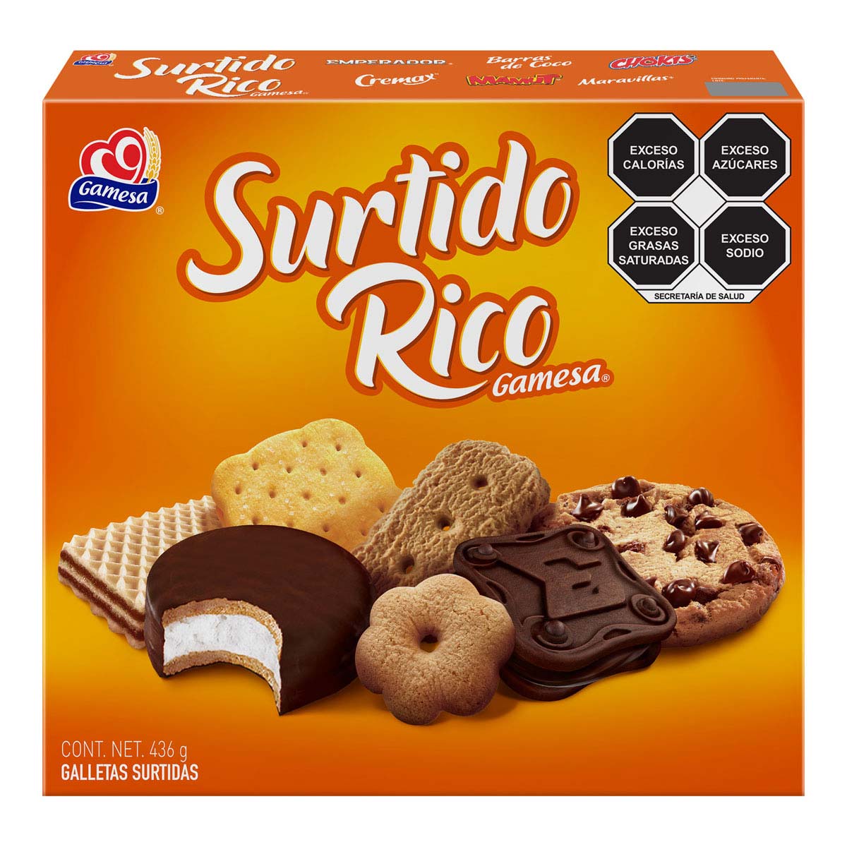 SURTIDO RICO 436G GAMESA