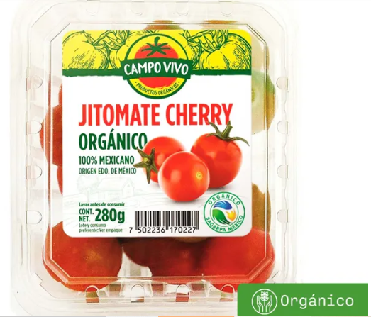 TOMATE CHERRY ORGANICO