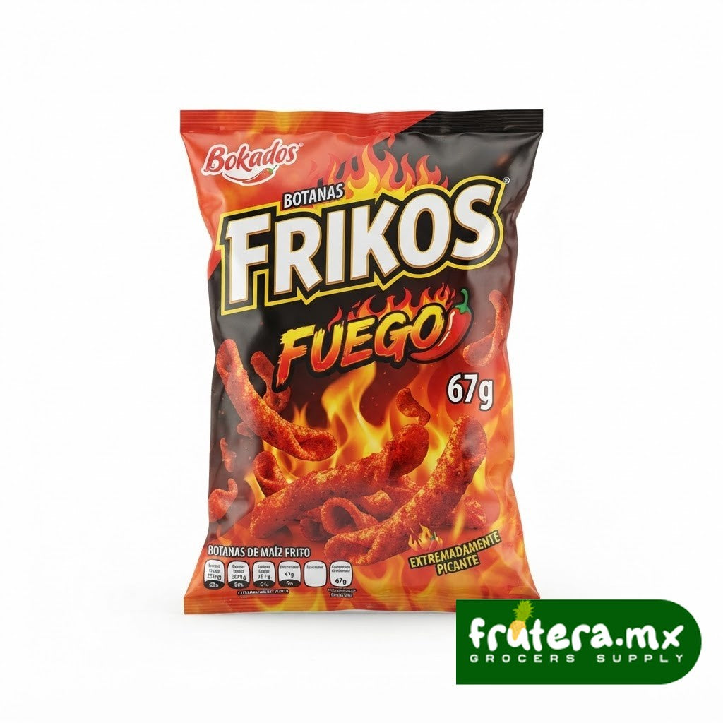 F9 BOTANAS FRIKOS FUEGO 67GR. BOKADOS C/10