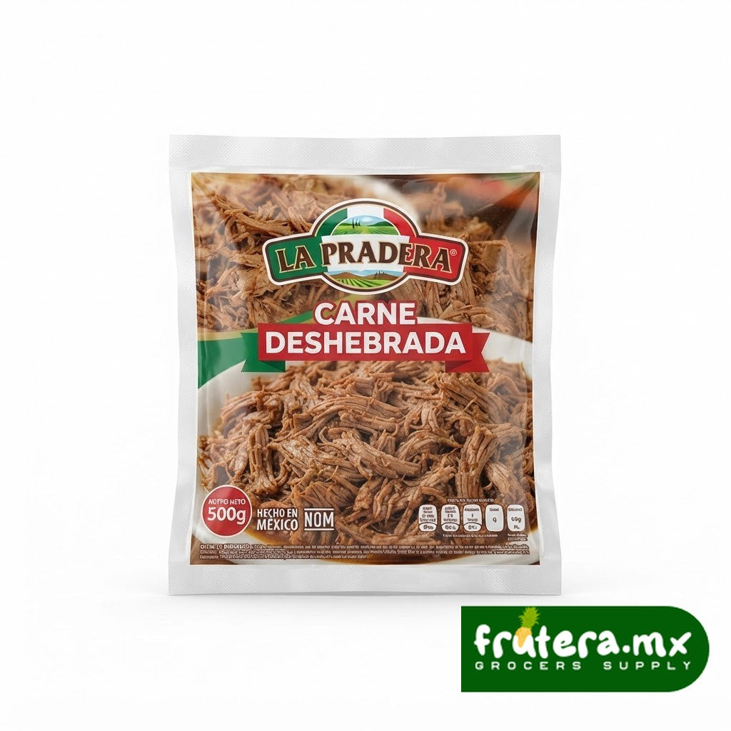 A3 CARNE DESHEBRADA LA PRADERA 500G