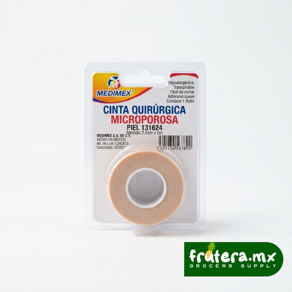 F7 CINTA QUIRURGICA MICROPOROSA PIEL 131624