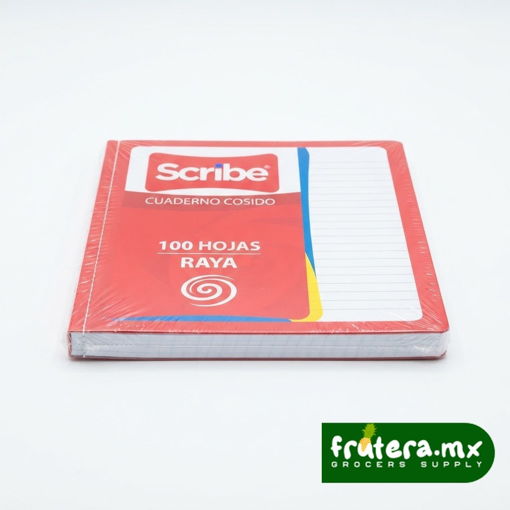 G6 CUADERNO COSIDO 100H RAYA SCRIBE