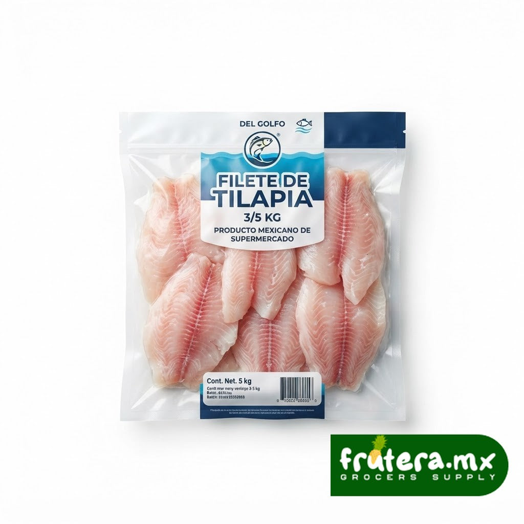 A6 FILETE DE TILAPIA 3/5 KG DEL GOLFO