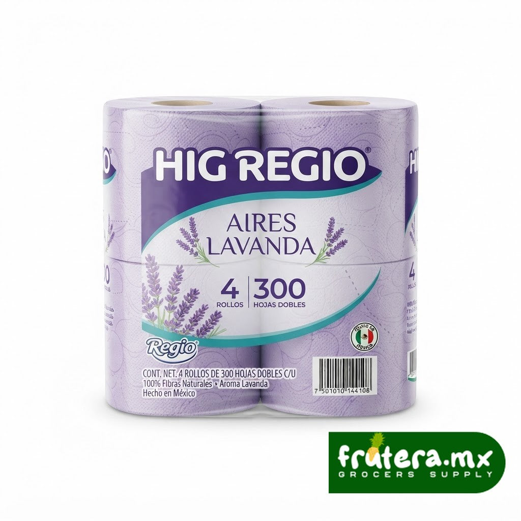 G2 HIG REGIO AIRES LAVANDA C/4 300 HOJAS