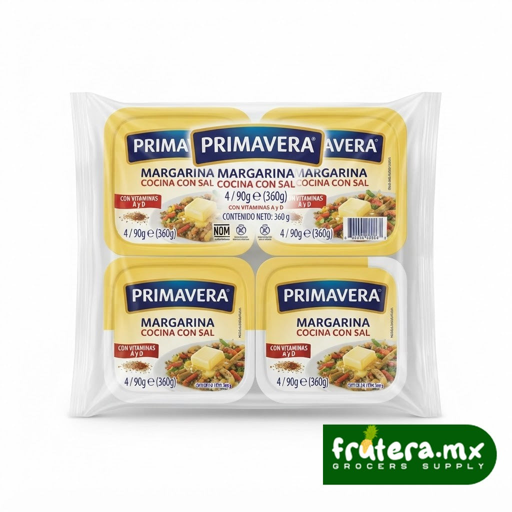 B4 MARGARINA PRIMAVERA COCINA C/SAL 360G (4/90G)