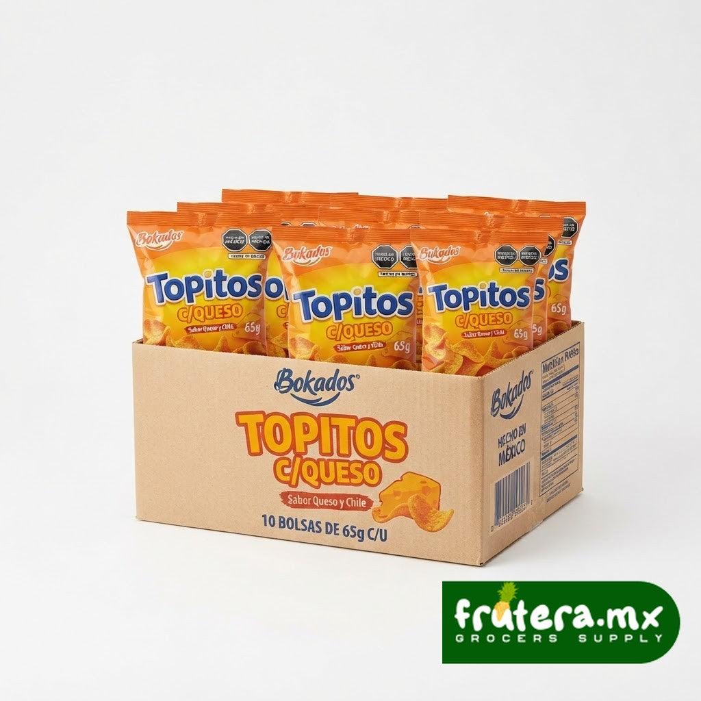 F9 TOPITOS C/QUESO 65GR. C/10 BOKADOS