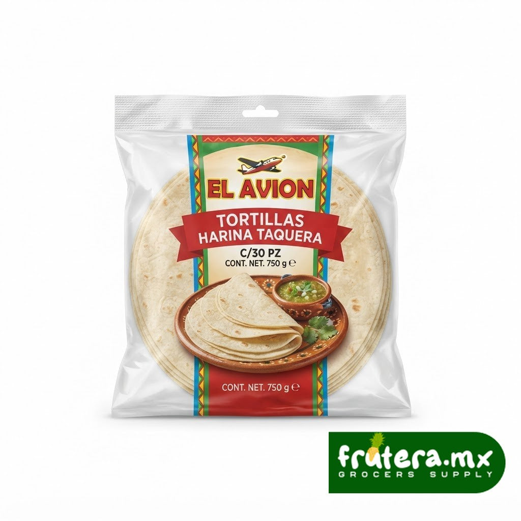 F1 TORTILLAS HARINA TAQUERA EL AVION C/30PZ