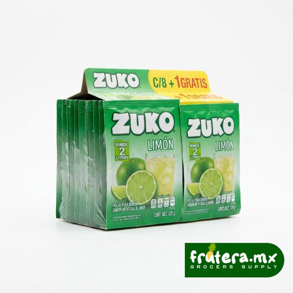 E1 ZUKO LIMON C/8 + 1GRATIS